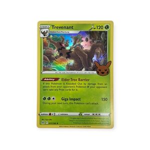 Pokemon Trevenant Card - Vibrant Green and Brown